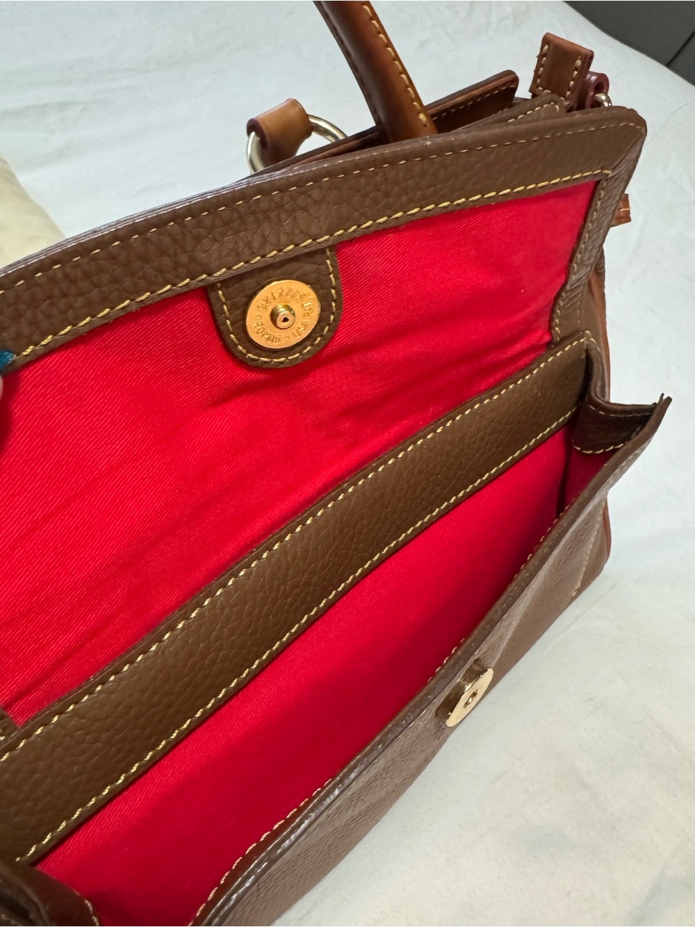 Dooney & Bourke Florentine Pocket Satchel - Picture 6 of 15